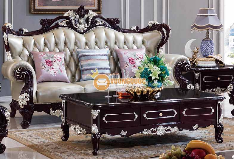 Bộ sofa phòng khách tân cổ điển sang trọng GDA921S-3